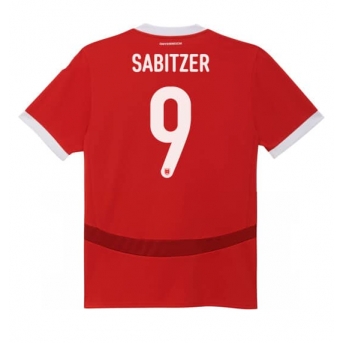 Austria Marcel Sabitzer #9 Maglia Gara Casa Repliche Europei 2024